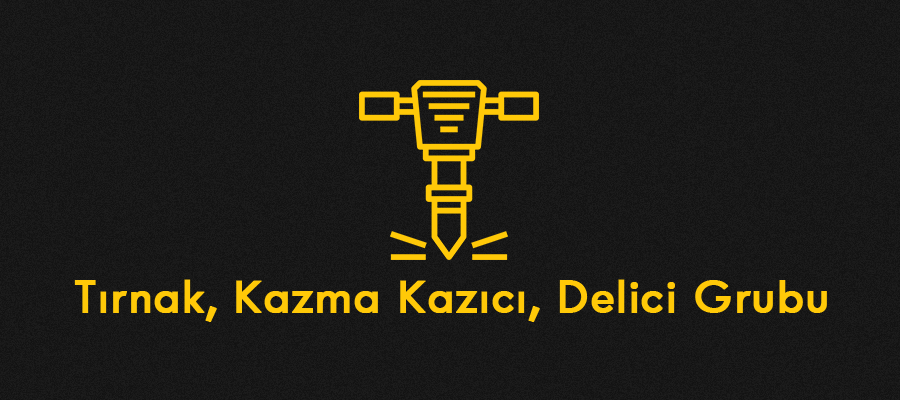 Tırnak, Kazma Kazıcı Delici Grubu